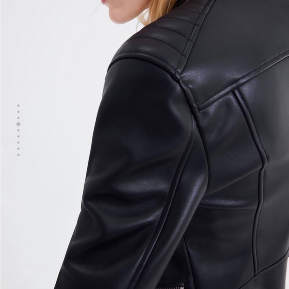 Zara faux leather jacket - Picture 6 of 11